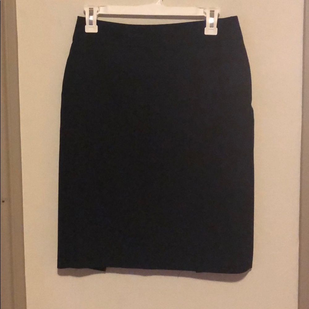 Navy Pencil Skirt